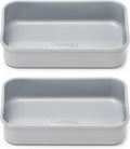 Caraway Nonstick Baking Pan Duo - 9” x 6.5” Deep Ceramic Pan, Non-Toxic & PFOA Free - Gray
