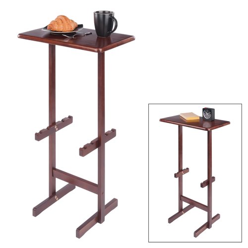 Winsome Riley Snack Table Rack, Walnut