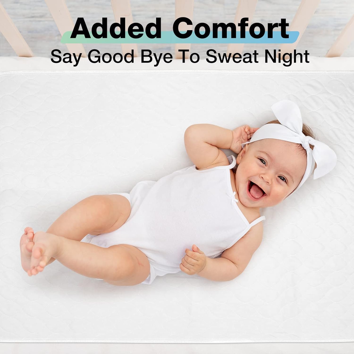 Skiennix Washable Waterproof Bed Pads - 52" x 34" Incontinence Mattress Protectors (2 Pack)