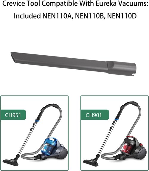 Eureka Replacement Crevice Tool - Fits WhirlWind Bagless Canister Vacuums NEN110A, NEN110B, NEN110D