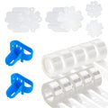 Balloon Arch Garland Kit, 82ft Balloon Garland Strips - 500Pcs Glue Point Dots Tape - 20 Balloon Flower Clips and 2 Tie Tools for Balloon Arch, Birthday Party, Wedding Decoration