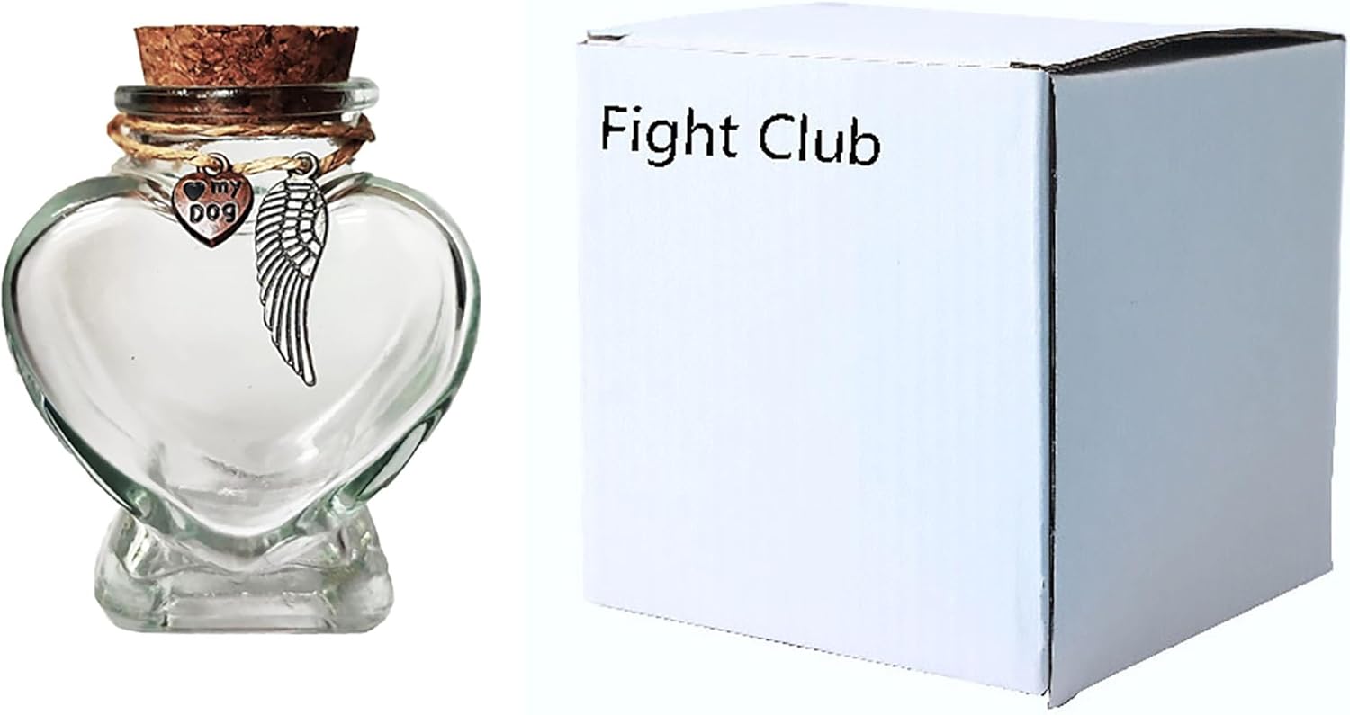 Skiennix Memorial Bottle for Pet Hair - Keepsake Urn for Dog & Cat Fur | Elegant Pet Memorial