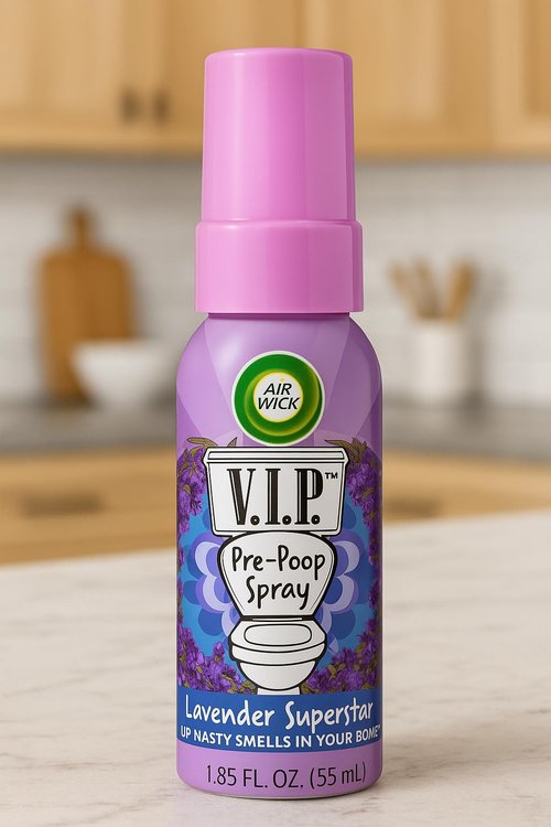 Air Wick V.I.P. Pre-Poop Spray, Toilet Perfume Lavender Superstar, 1.85 Oz