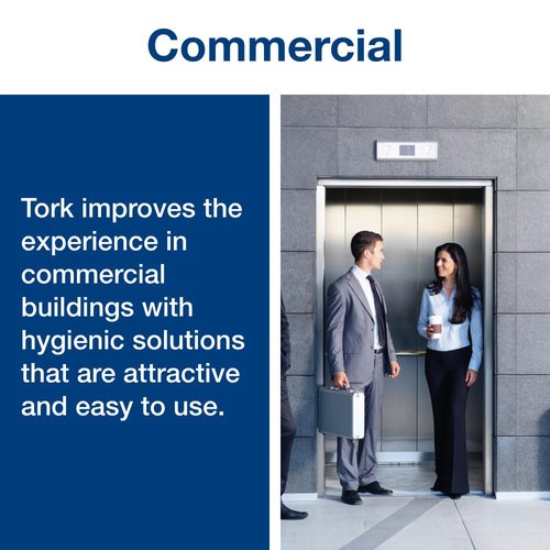 Tork Light Duty Cleaning Cloth Pop-Up Box White W24, Use Wet or Dry, 10 x 120 Cloths, 500176