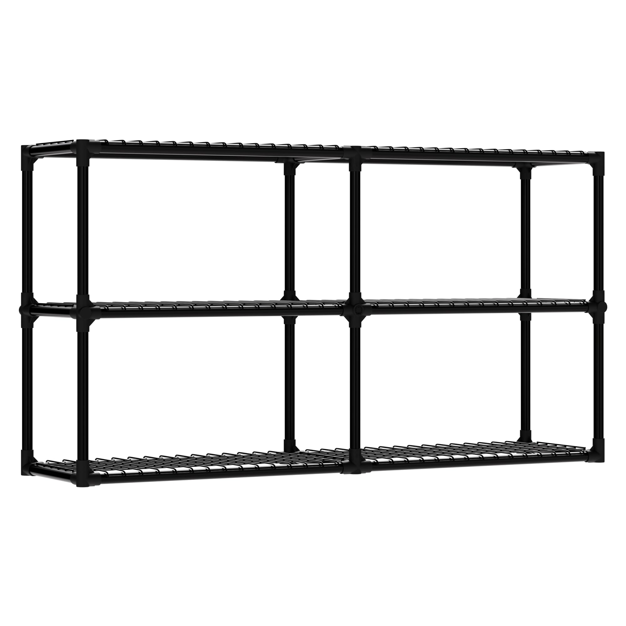 ALTLER 3x2-Shelf Shelving Unit Heavy Duty Standing Storage Shelf Units for Laundry Bathroom Kitchen Pantry Closet