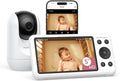 Momcozy Smart WiFi Baby Monitor - 1080P Camera with Night Vision & 2-Way Talk | 5" Screen, Motion Detection