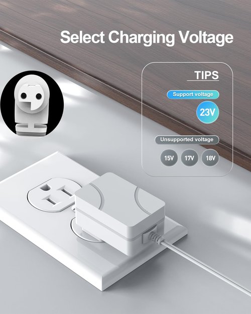 Dustbuster Charger Compatible with Black and Decker N511997 HHVK515JP07 HHVK515J00FF HHVK515JP07APB HHVK415B01 BHFEA420J BHFEA520J HCUA525JP 90602523-04 Handheld Vacuum Cord