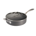 Tramontina OnyxPro Hard Anodized Non Stick 5.5-Quart Saute Pan with Glass Lid, Cooking Pan with Reinforced Nonstick Coating, Oven Safe