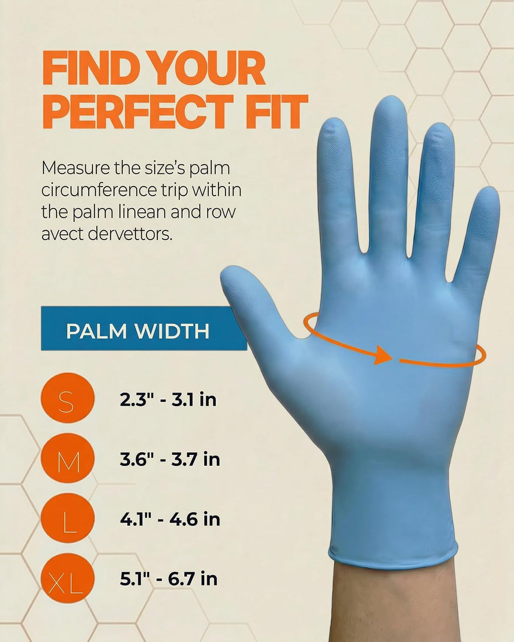Amarynth Premium Disposable Gloves - Latex-Free, Powder-Free, Textured Fingertips - 100 Count for Lab, Kitchen, Cleaning & Tattooing