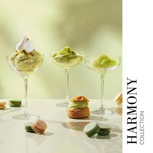Krosno Champagne Coupes & Glasses | Set of 6 | 8.1 oz | Harmony Collection | Perfect for Home, Restaurants and Parties | Prosecco Glass | Dishwasher Safe | Lead-Free Crystal Glass