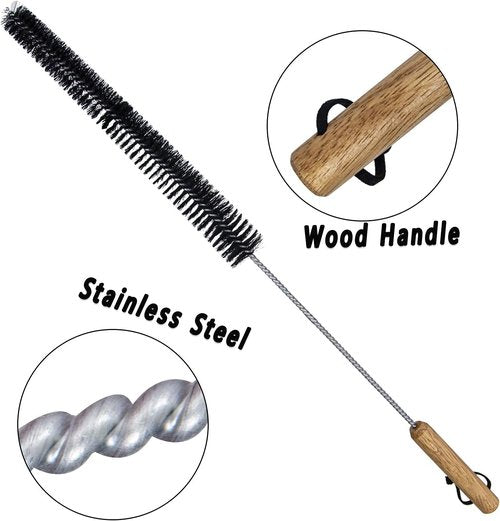 26 Inch Lint Brush by Skiennix - Flexible Vent Trap Cleaner for Laundry Room & Washer Dryer