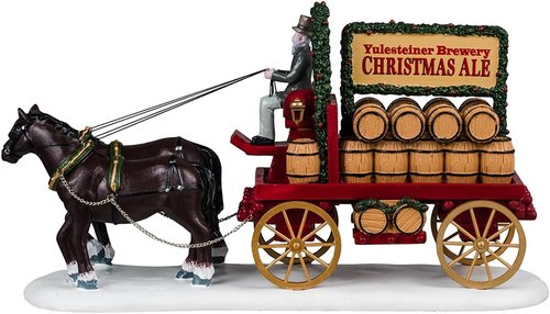 Lemax Christmas Village | Christmas Ale Delivery Figurine - 43710