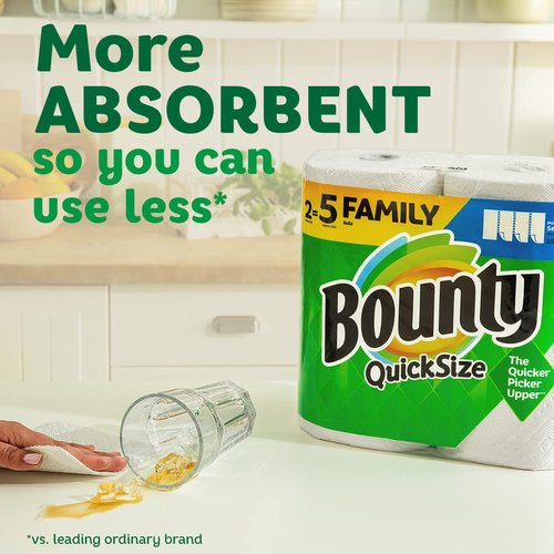 Bounty Select-A-Size Paper Towels, 8 Double Plus Rolls White, 113 Sheets Per Roll