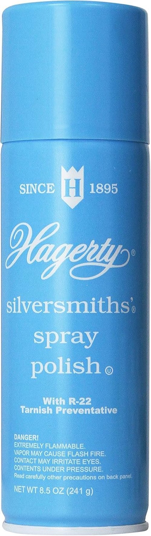 Hagerty Silversmiths Aerosol Spray Polish, Unscented 8.5 Oz (Pack of 2)