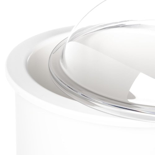 Carlisle Coldmaster Ice Cream Server - Insulated 3 Gallon Crock with Lid for Kitchens | White Plastic