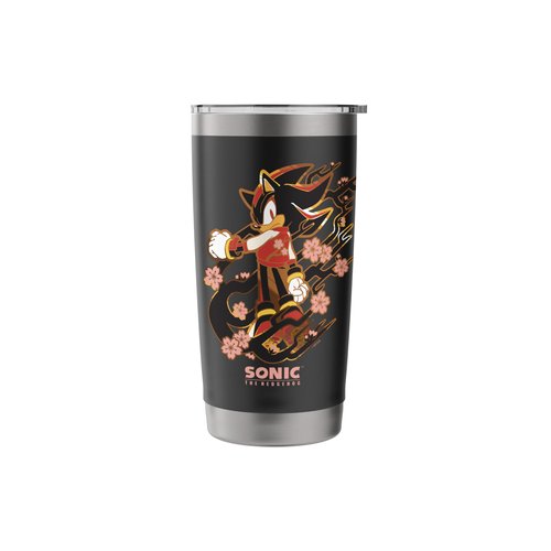 Sonic the Hedgehog - Shadow with Cherry Blossoms Stainless Steel Insulated Tumbler