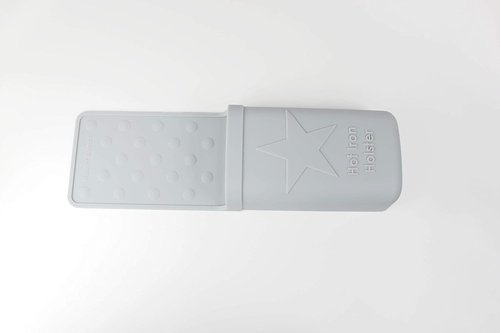 Hot Iron Holster - Adhesive-Free Silicone Storage Pocket for Travel | Heat Resistant to 500°F | Perfect for Curling Irons & Hair Straighteners