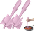 Skiennix Meat Chopper Set - Premium Heat Resistant Hamburger Grinder | 2 Pcs Pink Smasher Tool