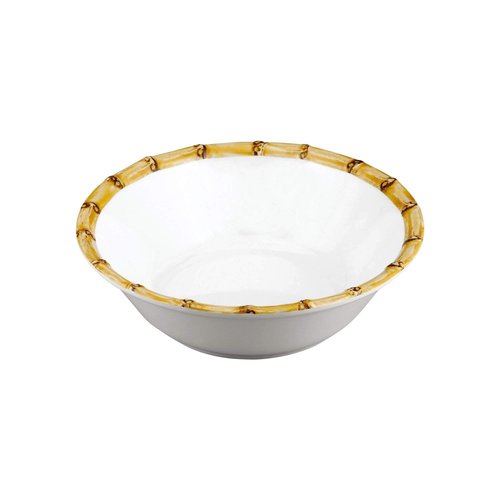 Supreme Housewares 12-Piece Melamine Dinnerware Set, Includes Dinner Plates, Salad Plates, Bowls, Service for 4. (Bamboo)