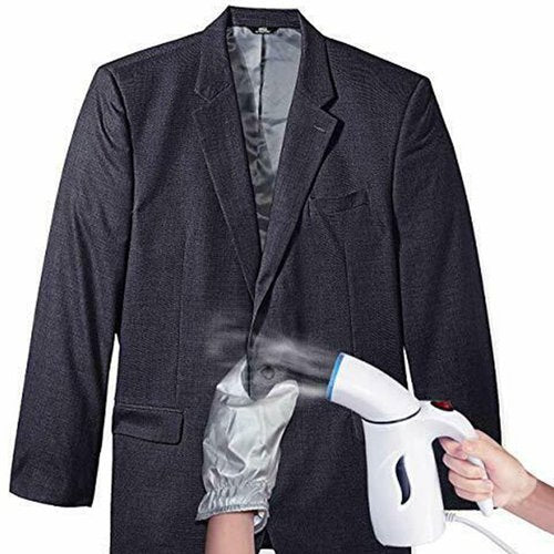 Rumexeng 3PCS Garment Steamer Ironing Gloves, Waterproof Care Anti Steam Mitt with Finger Loop, Heat Resistant Protective Gloves Iron Board for Clothes Steamers (Pointy)