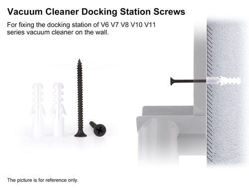 Docking Station Screws Replacement Compatible with Dyson V6 V7 V8 V10 V11 Series Vacuum Cleaner Wall Mount Bracket Screws Replacement Parts