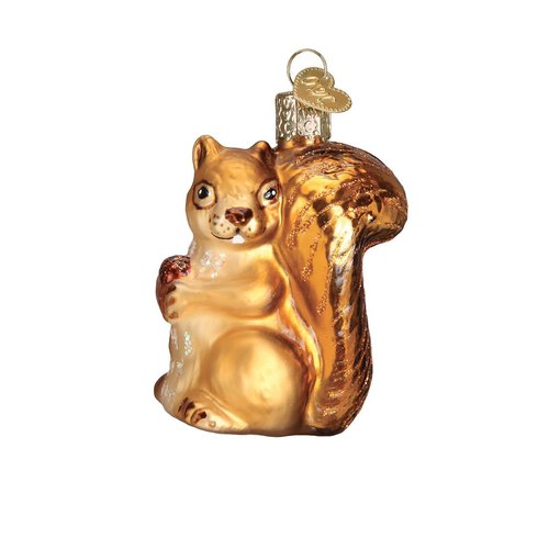 Old World Christmas Mini Woodland Animal Glass Blown Ornament for Christmas Tree, Handcrafted Holiday Decoration, Set Collection (6-Piece)