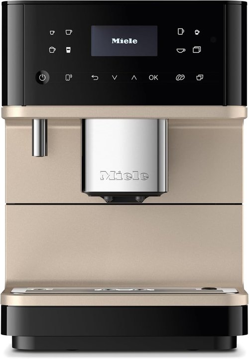 Miele CM 6360 MilkPerfection Automatic Coffee Machine - OneTouch for Two, WiFi-Enabled, Obsidian Black CleanSteel