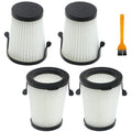 Aolleteau 4 Pack HEPA Vacuum Filters Compatible with Milwaukee M12 Compact Vacuum 0850-20, Compare to part# 49-90-1950, Including 4 Pack HEPA Filters & 1 Pack Brush