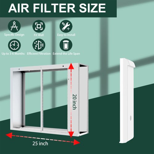 2Pack 213 Replacement Filter Compatible with Whole House Air Purifier 1210, 1620, 2120, 2200, 2210, 2216, 3210, 4200 or 2200 with Upgrade Kit 1213, MERV-13 Filter, 20x25x4 Air Filter