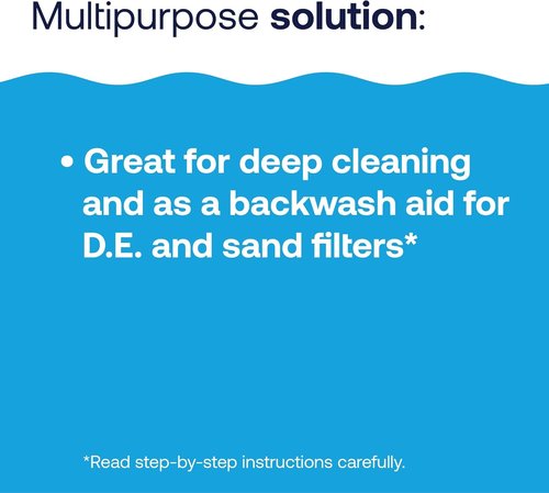 HTH 67071 Pool Care Filter Cleaner - Effectively Removes Dirt, Oil & Grease for Clear Water