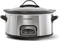 Crock-Pot 6 Quart Programmable Slow Cooker - Timer & Auto Food Warmer - Stainless Steel Finish