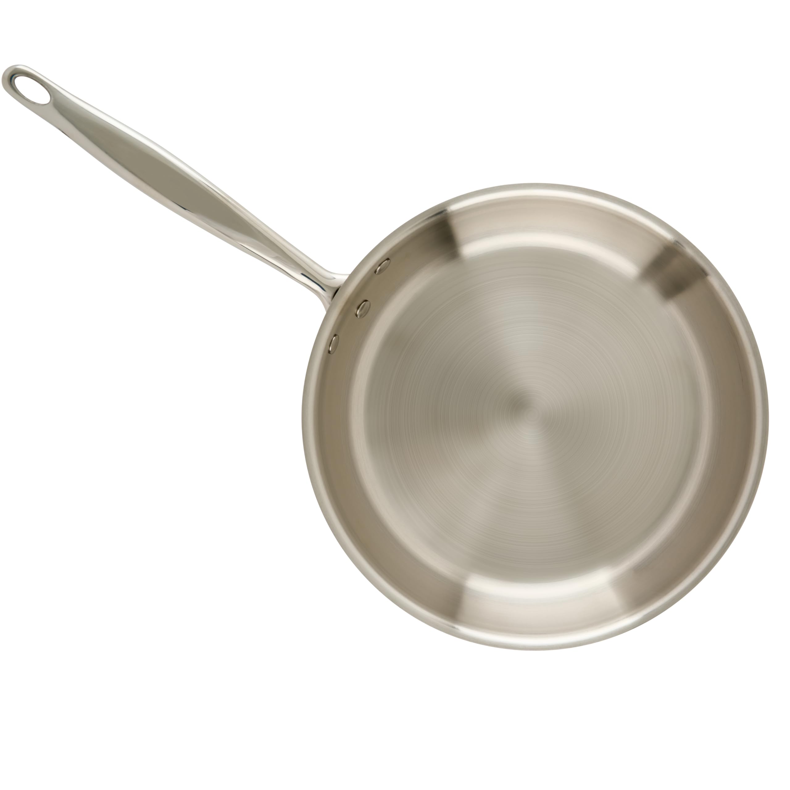 WINCO Tri-Ply Frying Pan, Silver