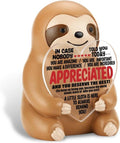 FOKCBOCM Sloth Figurine | Inspirational Gift for Friends & Teachers | Collectible Reminder - DSZX13