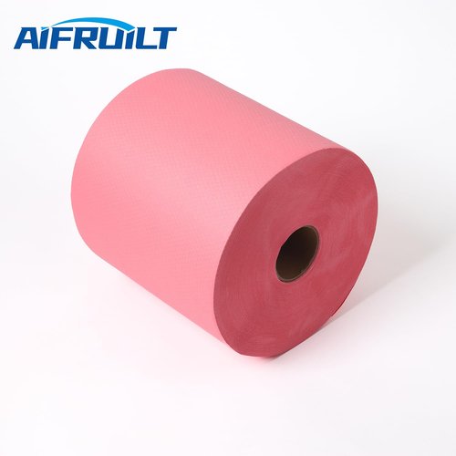 Power Cleaning Multi-task Shop Towels Remove Dirt Oil Grime Heavy Duty Workshop Rags Reusable Cleaning Cloth For Rough Surface-475 Sheets-Red-Jumbo Roll