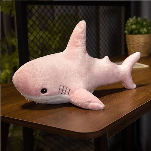 OPHRBU Shark Stuffed Animal Plush,Soft Pink Shark Stuffed Animal,Plush Large Shark Toys for Home Decoration Kids Gift (Pink,24 inches)