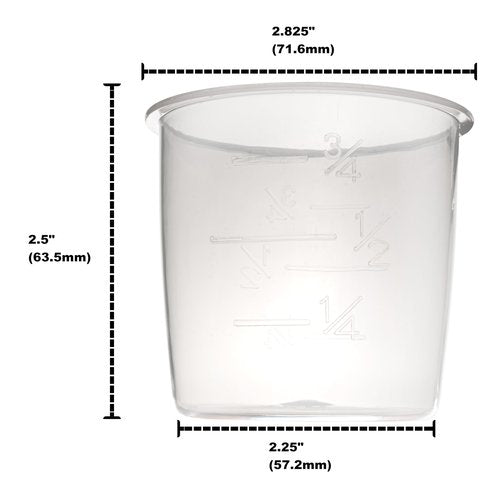 Univen 180ml PP Rice Measuring Cup Compatible with Zojirushi Rice Cookers 8-M-CUP 2 Pack