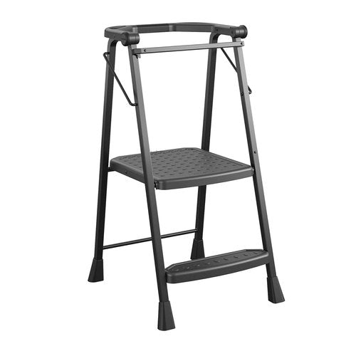 COSCO 2-Step Kitchen Stepper™ Adult Folding Step Stool, Kids Folding (Steel/Resin)