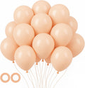 Voircoloria 105pcs Pastel Orange Balloons - 12 Inch Latex Balloons for Birthday & Baby Showers