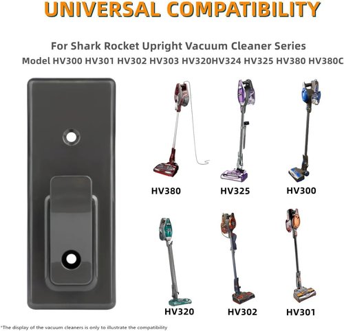 JEDELEOS Wall Mount Holder for Shark Rocket Vacuums | Compatible with HV300-HV380 Models