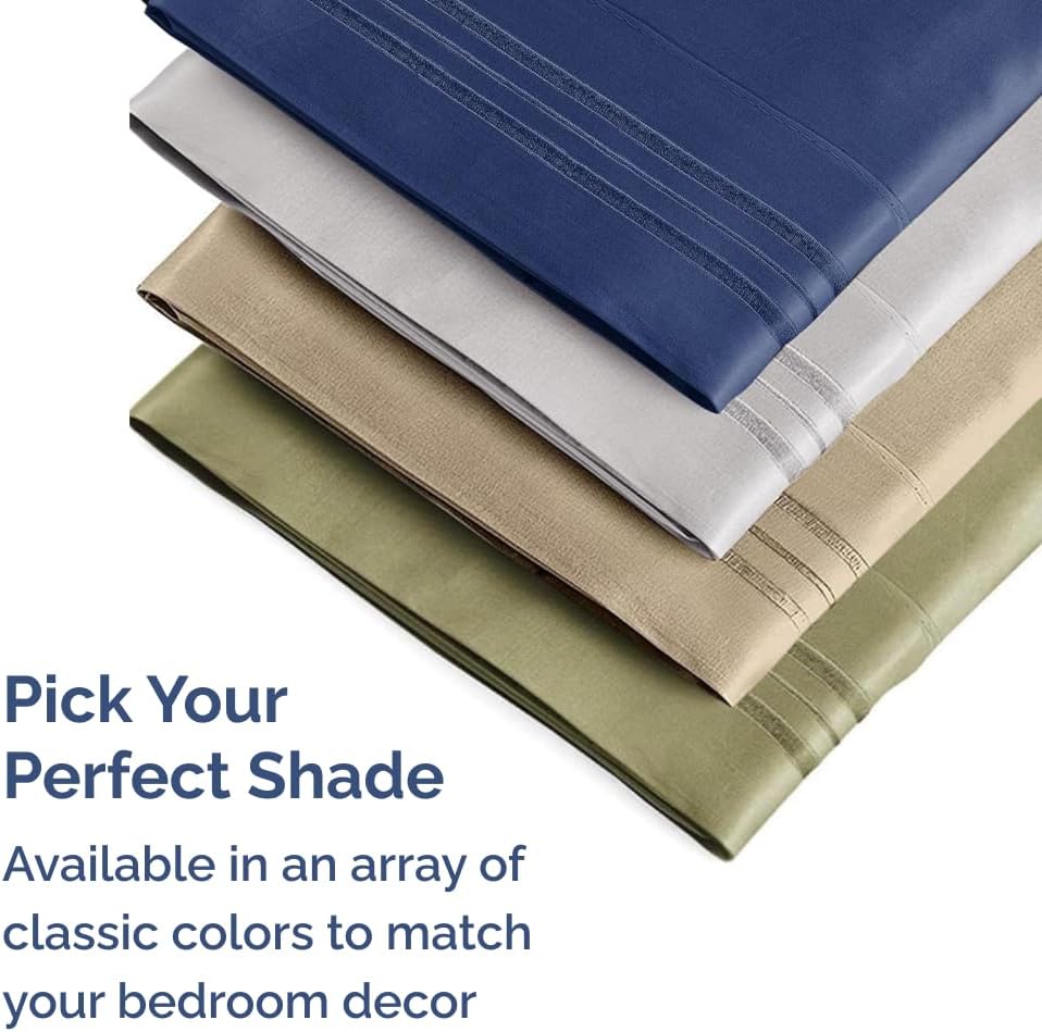 Skiennix Queen Pillow Cases Set of 2 | Ultra Soft Hotel Quality, Wrinkle-Free, Stain Resistant - Mauve