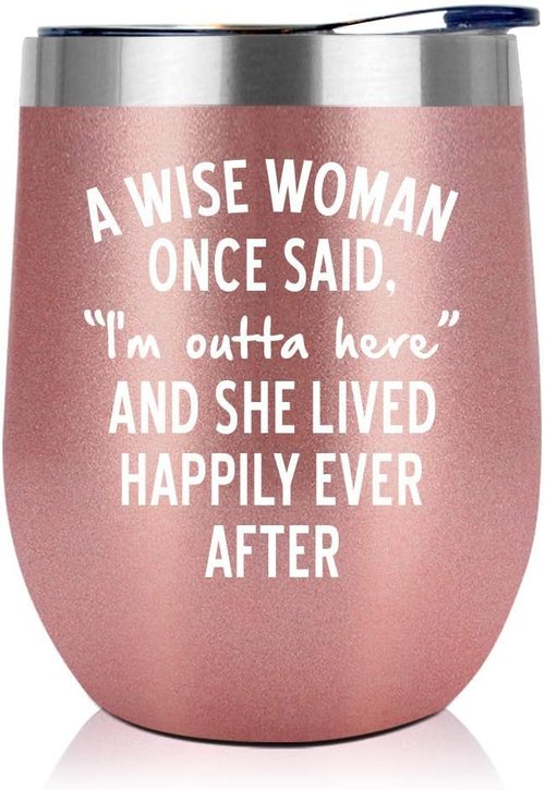 NewEleven Retirement Gifts For Woman 2026 - Funny Retirement Gifts For Coworker Leaving - Farewell, Leaving, Goodbye Gift For Coworkers, Friends - 12 Oz Tumbler