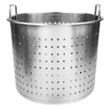 UPKOCH Large Stainless Steel Steamer Basket Stock Pot Insert, Seafood Boil Strainer for Crawfish Crab Shrimp, Metal Cooking Frying Steam Bucke