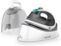 Steamfast SF-760 Portable Cordless Steam Iron - Non-Stick Sole Plate & Carrying Case - White