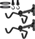 Skiennix Bike Rack - Durable Wall Mount Bicycle Storage Hanger | 2-Pack for Indoor Use