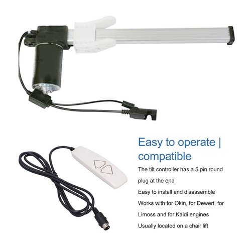 LiebeWH Universal Replacement Remote Control for Lift Chair Recliner 2 Button 5 Pin Electric Power Recliner Hand Controller Compatible with Most Electric Recliners