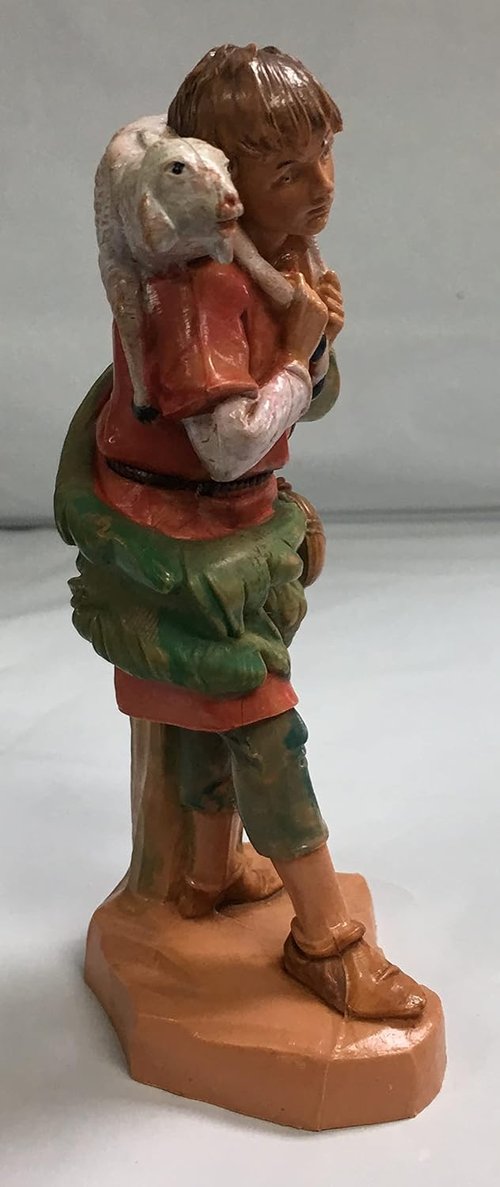 Fontanini by Roman Inc. | 5" Gabriel Shepherd Nativity Figure - Hand Sculpted & Painted
