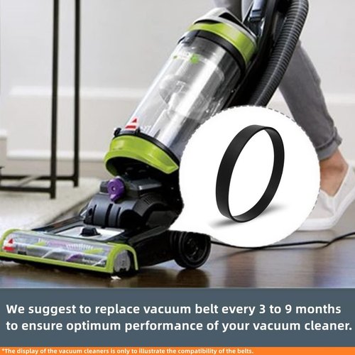 JEDELEOS Replacement Belts for Bissell Style 7/9/10 P/N 3031120 Powerforce Helix Cleanview Powerlifter Swivel Rewind Pet Vacuum Cleaners, Replace Parts 2031093 3031123 32074 1604129 BR-1007, Pack of 4