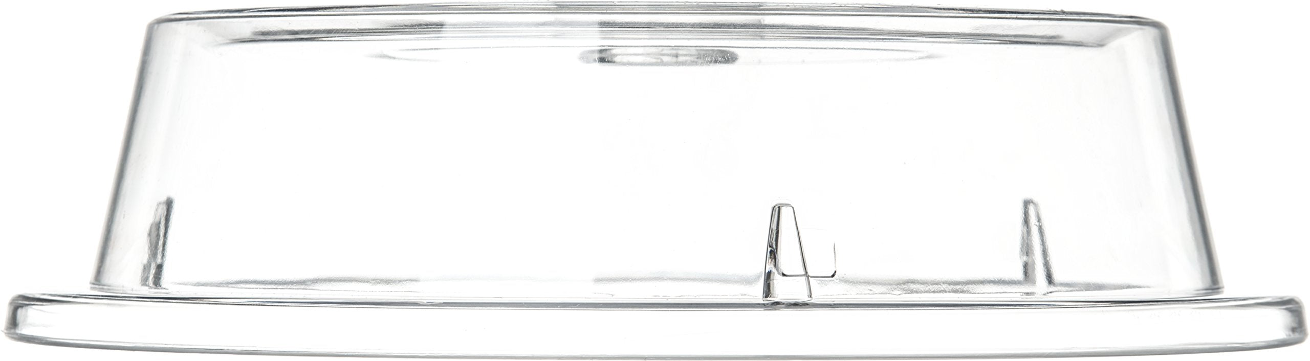 Carlisle FoodService Products 198907 Commercial Plastic Plate Cover, 10-3/16" to 10-1/4", Clear