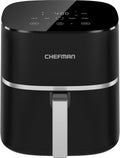 Chefman TurboX 4-in-1 Air Fryer - 5-Quart Capacity for Crispy Chicken, Fries & More | Digital Touch Controls