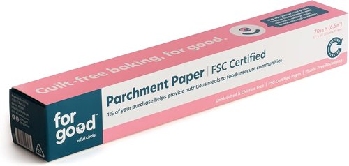 Brown Natural Baking Paper Roll - Unbleached, Non-Toxic & Oven-Safe | 70 Sq Ft FSC Certified